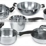 11pcs Stainless Steel Cookware Set With Lid