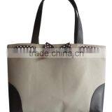 Beautiful 600D Polyester Leather Tote Style Handbag for Ladies thumbnail-2