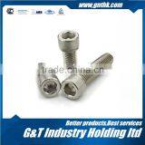 Gr10.9 Stainless Steel A2-70 Hexagon Socket Head Cap Screws DIN912