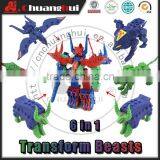 6 In 1 Building Blocks Transform Beasts Toy (Can Add Candy) thumbnail-1