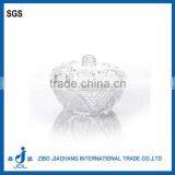 Tableware Glass Sugar Bowl for Soup With Glass Lid thumbnail-1