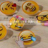 Acrylic DIY Emoji Sticker / Emoji Lapel Pin/ Badge for Mobile
