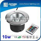 Outdoor Rgb Color 304stainless Steel Cover 10w COB LED Underground Light