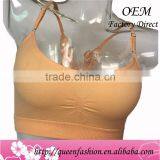 High quality women sex gym wear crop top cotton spandex camisole