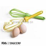 Food Grade Kitchen Utensils 10 Inch Silicone Egg Whisk