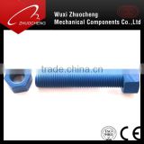 alloy steel A193 B7 heavy ptfe stud bolts and nuts