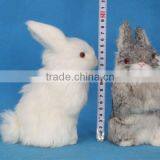 Horns Easter Bunny Furry Animal Taxidermy Decor Black Jackalope Rabbit thumbnail-3