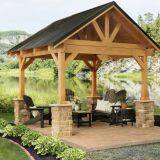 modern design garden wood pavilion cheap wooden gazebo for sale