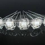 HP209 Flower Indian Bridal Decorative Hair Pin thumbnail-2