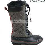 Ladies Knee High Waterproof Synthetic Riding Snow Boots thumbnail-1