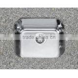 Undermount Stainless Steel Sink, Inch:16"x14"x8". Size:410x370x200mm, Flat Rim, Deep Press thumbnail-1