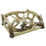 Personalized Handmade Painted Decorative Poly Resin Antler Napkin Holder thumbnail-1