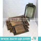 Arab copper antique brass metal serving tray
