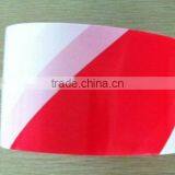 Red White PE Safety Warning Tape Non Adhesive Barrier Tape Dispenser Box Packing thumbnail-6