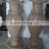 DECORATIVE VERONA BEIGE MARBLE FLOWER VASES thumbnail-1
