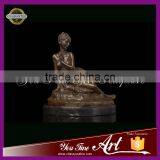 Western Bronze Naked Girl Statue for Sales thumbnail-1