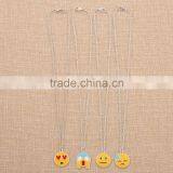 2016 Wholesale Handmake Fashion Stainless Steel Pendant Emoji Necklace Jewelry Manufacturer China thumbnail-5