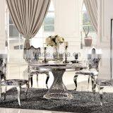 TH381 Durable Marble Top Round Dining Table thumbnail-4