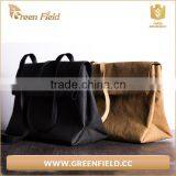 Green Field New Recycle Washable Kraft Paper Shoulder Bag thumbnail-6