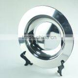 Round Tray Metal Food Tray Stainless Steel Buffet Trays Of Various Sizes thumbnail-3