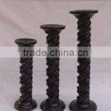 Wood Candle Holder,Decorative Wooden Candle Holder thumbnail-1