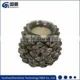 Custom Christmas Artificial Resin Pine Cone Tealight Candle Holder thumbnail-1