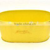 2016 Oval Metal Plant Pots Wholesale Galvanized Metal Planters Flower Pots thumbnail-2