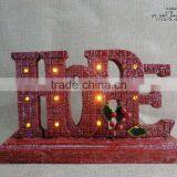 Resin Chritsmas Decoration Led Letter Lights thumbnail-5