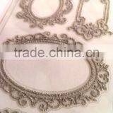 Self-Adhesive Classic Glitter Lace Foam Sticker, Elegant Decorative Shinny Glitter Sticker thumbnail-5