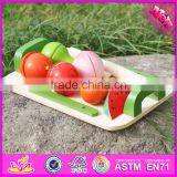 2016 New Design Children Pretend Play Wooden Fruit Cutting Game W10B177 thumbnail-1