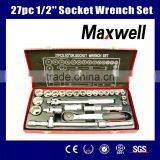 27pc 1/2'' Socket Wrench Set