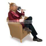 Vinyl Cosplay Animal Horse Head Masquerade Mask