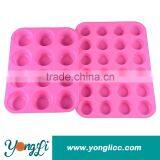Moulds Cake Tools Type Non-Stick Silicone Cake Mold Rectangular 12 Cup Muffin Pan thumbnail-1