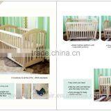 Popular Hot Sell New Zealand Pine Solid Wood Luxury Baby Bed Baby Crib thumbnail-1