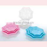 Six-piece Octagon Plastic Dinner Plate thumbnail-1