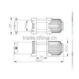 Electric AWD Winch Of 3500lbs For Yachht thumbnail-2