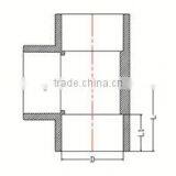 HIGH QUANLITY EQUAL TEE OF PVC GB INDUSTRIAL PRESSURE PIPES & FITTINGS FOR WATER SUPPLY thumbnail-2