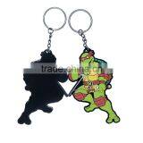 China Factory Wholesale Rubber Custom Decorating Pvc Silicone Keychain Keyring Gift thumbnail-3