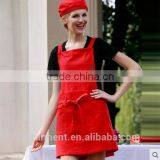 2017 ZX Bartenders Uniform Heavy Duty Apron Oil Proof Kitchen Uniform Kitchen Aprons