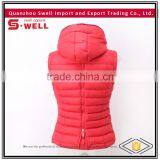 New Style Winter 100% Polyester Custom Brand Windproof Women Vest thumbnail-2