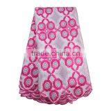 Bestway Peach Lace Fabric African 2017 Swiss Voile Lace For Wedding Dress thumbnail-2