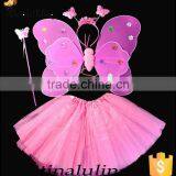 Girls Fancy Dress Angel Wings With Tutus Party Wears New Products thumbnail-6