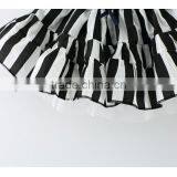Black And White Stripes New Design Tutu Skirt Double Layers Daily Skirts thumbnail-5