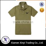 Funny design short sleeve fashion fitted polo shirts for men