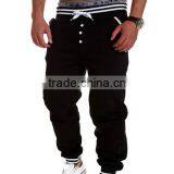 OEM Bulking Buy Closed Bottom Polyester/cotton Yarn Custom Jogger Pants Balloon Pants Men thumbnail-3