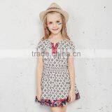 S60727B Girls Summer Dresses Children Pleated Dress National Wind For Childs Girls thumbnail-1