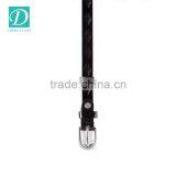 Black Colors Belts for Women Alloy Pin Buckle Genuine Leather Strap Casual Striped Belt thumbnail-3