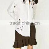 Runwaylover EY2386B New Design 2017 Ladies Fashion Embroidery Blouse thumbnail-2