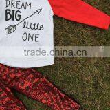 Baby Clothes Winter Otufits Children Set Sequins "dream Big Little One " Kids Red Suit Boutique With Mtaching Accessories Set thumbnail-2