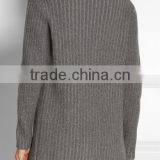 Ladies 2017 New Style Classic Design Ribbed Long Knitted Sweater Cashmere Oversized Cardigan thumbnail-3